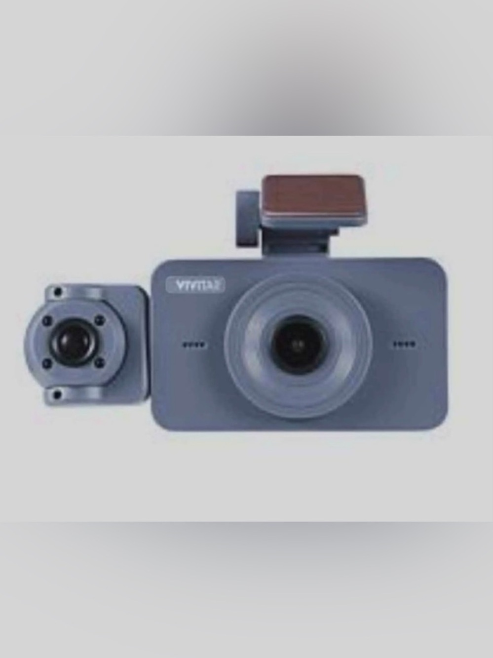 Vivitar DashSense Duo 4K Smart DashCam in Blue/White Box